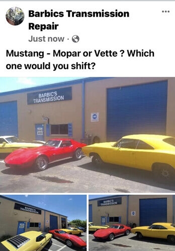 Mustang Mopar Corvette